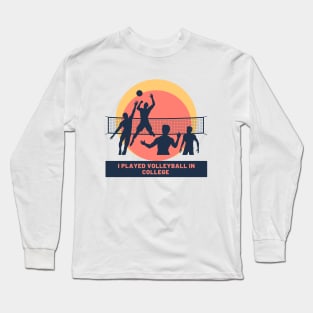 College Volleyball Long Sleeve T-Shirt